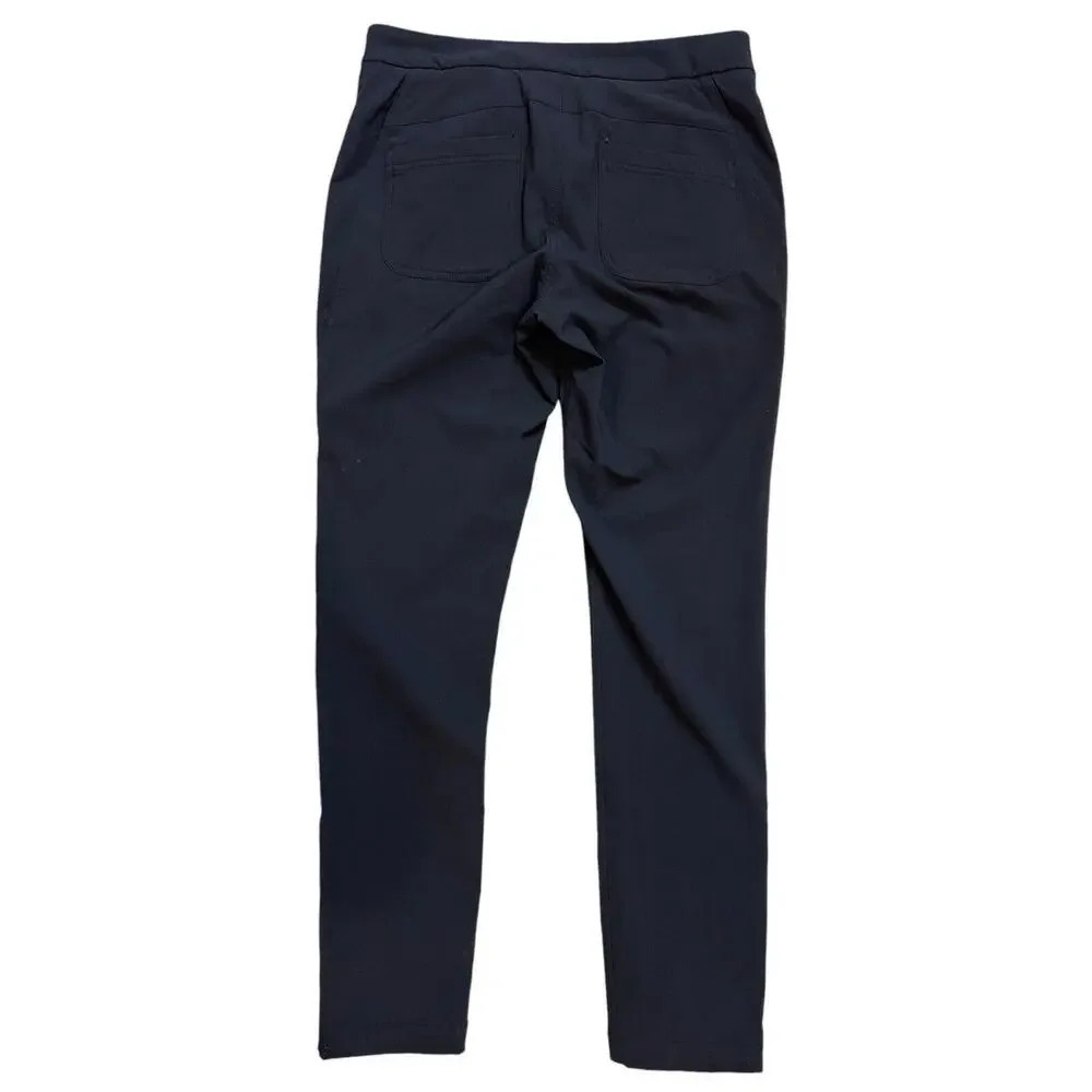 Athleta Wander Skinny Pant Ankle Zip Black 10 Utility Athleisure Gorpcore City - Picture 4 of 15